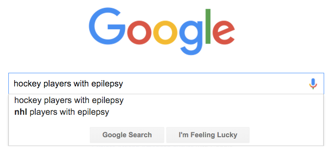 google hockey epilepsy