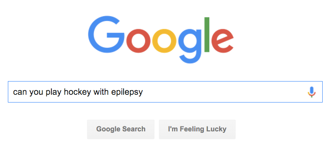 google hockey epilepsy
