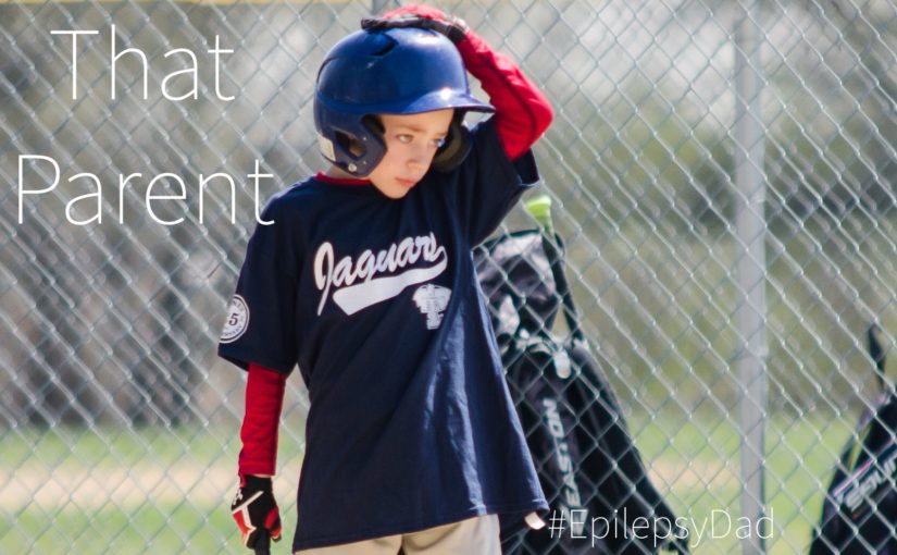 Epilepsy dad parenting perfection sports baseball