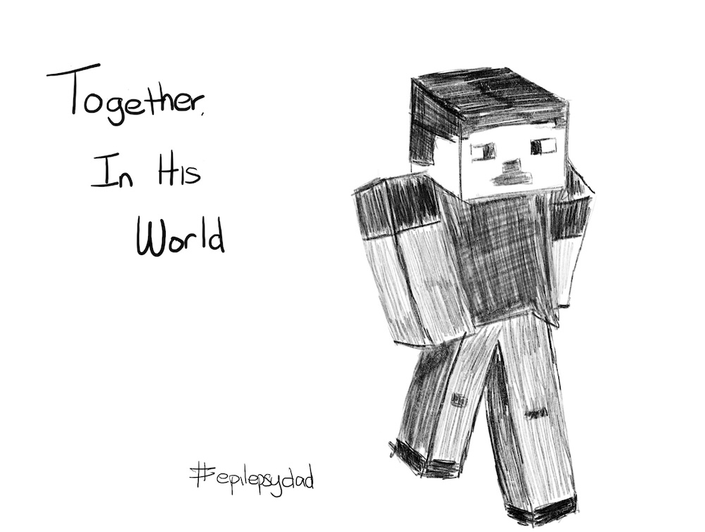 epilepsydad together in his world minecraft parenting special needs epilepsy